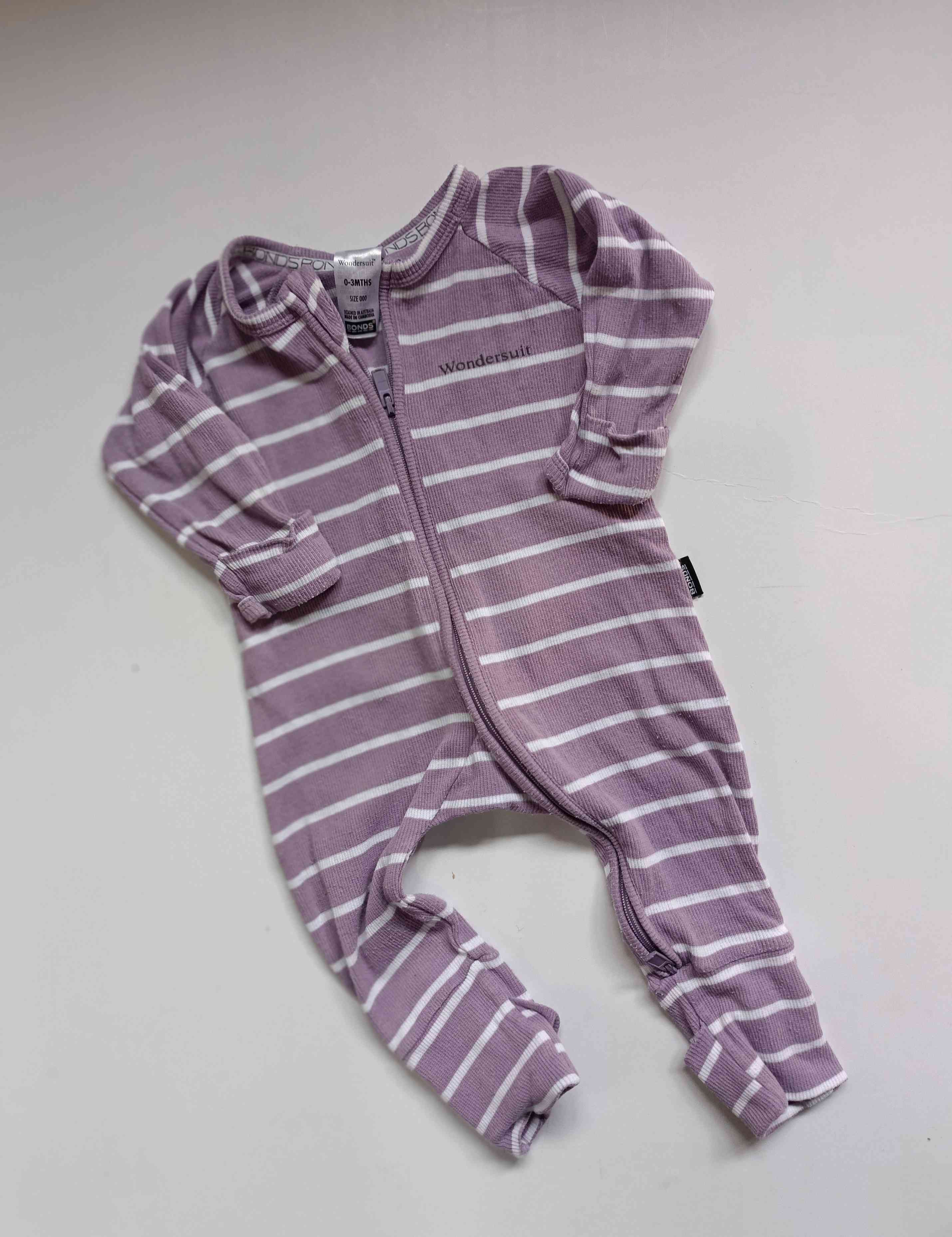 Bonds ribbed zip wondersuit | 3 - 6 months - Littlethriftersclub