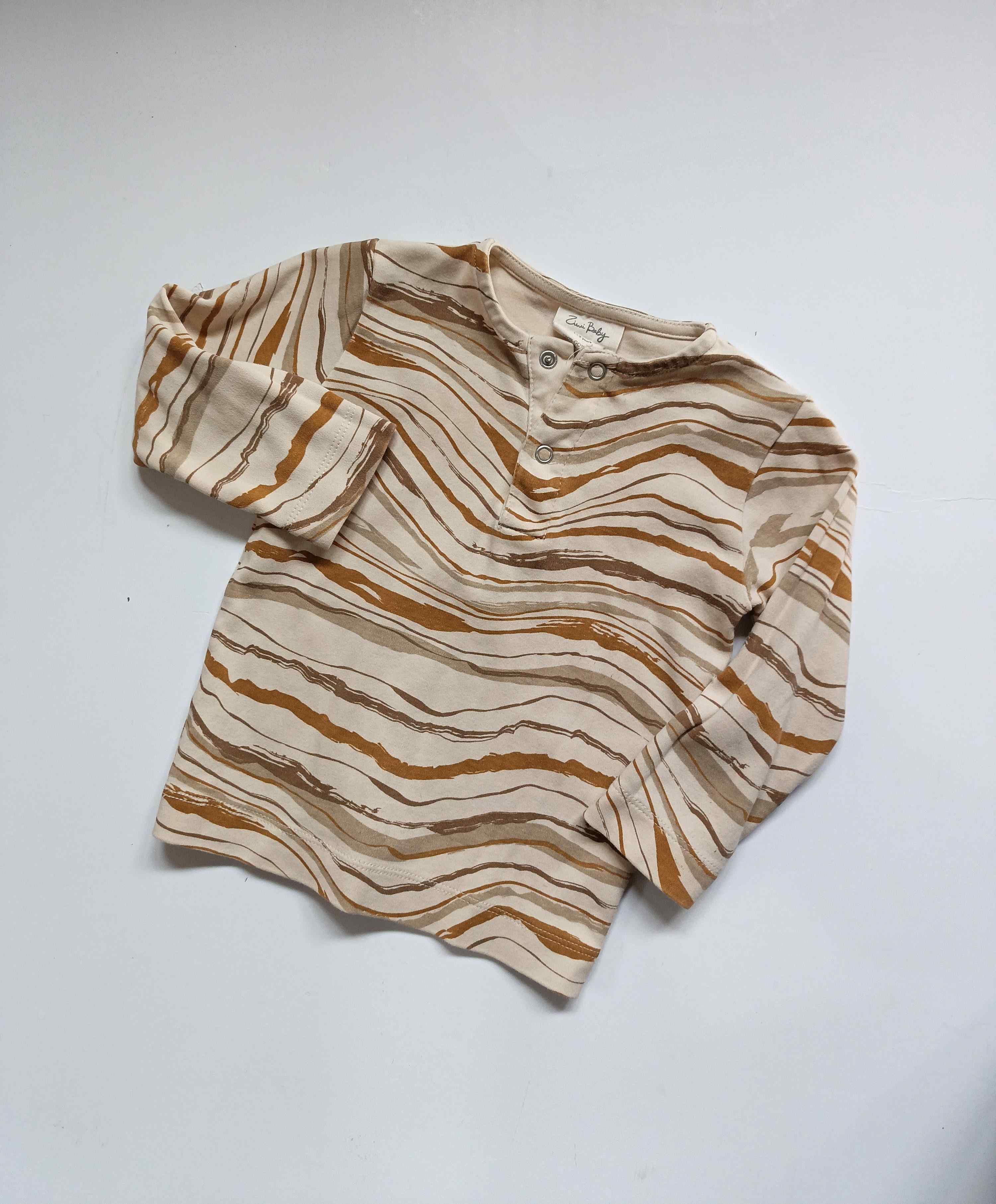 Ziwi baby wavey pattern top | 1 - 2 years - Littlethriftersclub